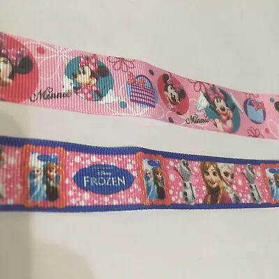 Disney Ribbon Frozen And Minnie Mouse Various Lengths (See Description) • £1.49