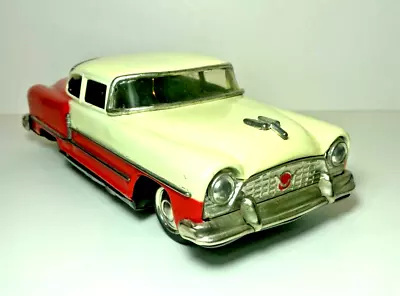 DAIYA Japan 1955 Packard Two Tone Red & White Friction Toy Car 9  • $395