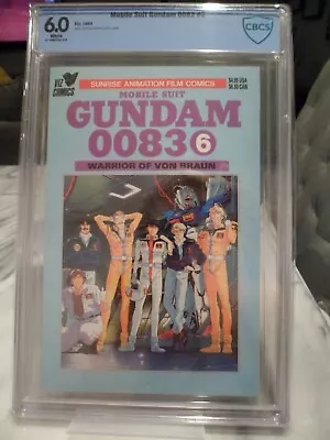 Mobile Suit Gundam 0083 #6 CBCS 6.0 Viz Comics 1994 White Pages Non CGC • $88.88