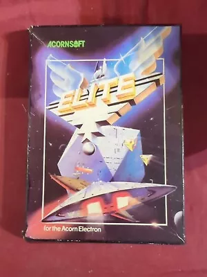 Acornsoft Elite Electron Game Cassette Boxed See Pix The Dark Wheel • £30