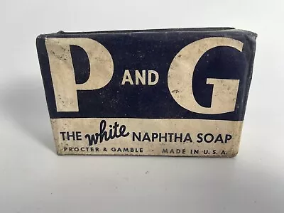 VINTAGE P&G THE WHITE NAPHTHA SOAP PROCTER & GAMBLE Original Package Unopened X • $4