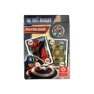 Marvel Captain America Playing Cards First Avenger MCU Complete Card Deck • £6.99