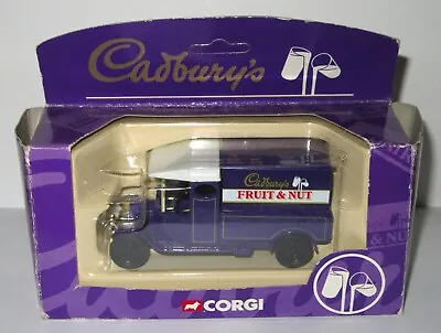 £12.95 • Buy Vintage Corgi Cadbury’s Fruit & Nut Delivery Truck Van Car With Original Box