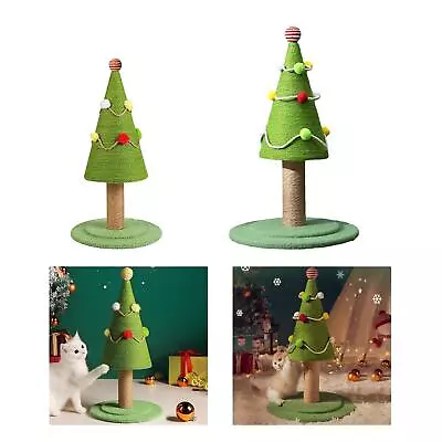 Christmas Tree Cat Post Kitten Kitty Sisal Scratch Indoor Outdoor Kitten • $101.24