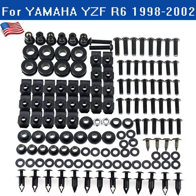 US Stock Fairing Bodywork Bolts Screw Kit For Yamaha YZF R6 1998-2002 1999 2000 • $19.99