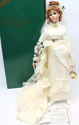 RARE Vintage Exclusively Yours CELIA 21  Lmt Ed. Porcelain Bride Collector Doll • $202.31