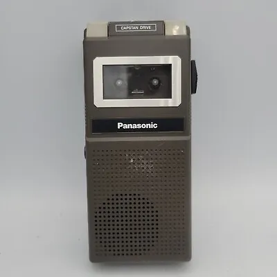 Vintage Panasonic Micro Cassette Tape Recorder RN-163 TESTED WORKING • $29.99