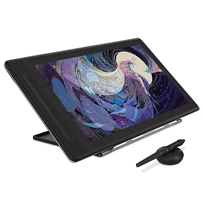 HUION KAMVAS PRO 16 2.5K QLED Drawing Tablet Display + 8 Press Keys USED • $549