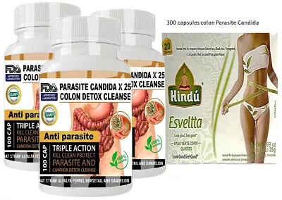 300 Parasite Cleanse DETOX Liver Colon Yeast Blood Support COLON CLEANSER Detox • $20.89