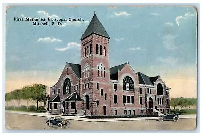 1918 First Methodist Episcopal Church Exterior Mitchell South Dakota SD Postcard • $29.95