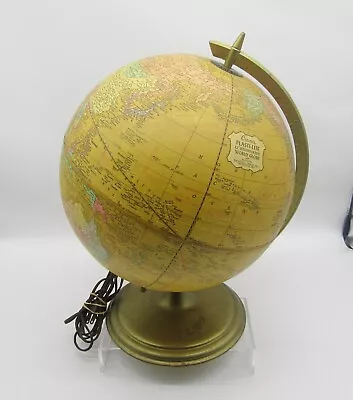 Vintage Crams Illuminated 12  World Globe • $67.45