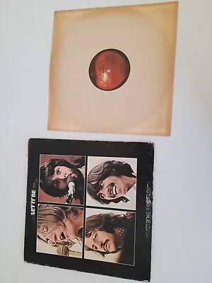 The Beatles Let It Be U.s. Lp On Red Apple Label Gatefold Cover • $50