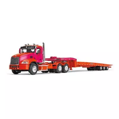 First Gear DCP 1/64 Orange/Fuchsia Mack Pinnacle Talbert 5553TA Trailer 60-1648 • $99