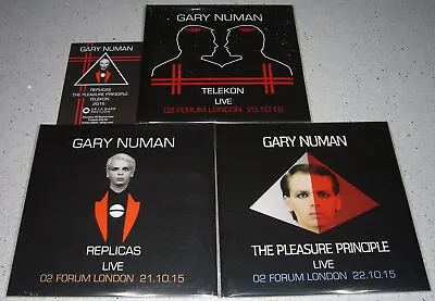 £690 • Buy Gary Numan Live At The Forum Replicas Principle Telekon Double Picture Disc LP's