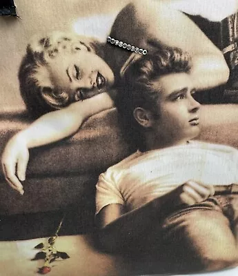 Vintage Marilyn Monroe And James Dean Top Handled Bag Classic Movie Star Idols • $40.49