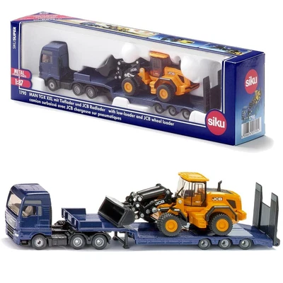 £29.95 • Buy Siku 1790 Man Truck W/Low Loader Trailer & JCB 1:87 Diecast Model