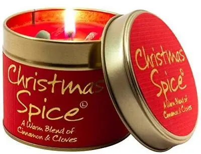 Lily Flame - Scented Candle Tin - Christmas Spice - UK MADE • £11.97