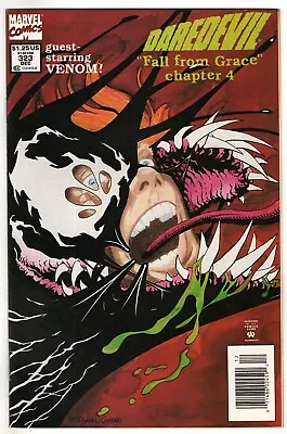 Daredevil #323   Venom Attacks In Fall From Grace! • $7.75