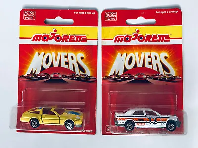 VINTAGE MAJORETTE MOVERS 200 SERIES Mercedes 190E & Nissan 300 ZX LOT OF 2 • $10