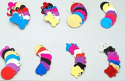 £0.99 • Buy DOG & CAT Pet Id Tags Animal Pets Name Disc Personalised Keyring  ENGRAVED