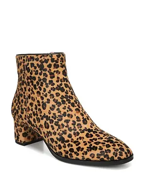 NEW $140 Via Spiga Vinson Genuine Hair Cheetah/Leopard Print Booties 7 • $59.99