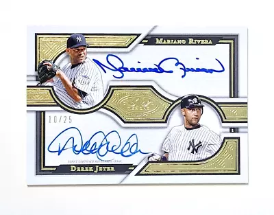 2023 Topps Tier One Derek Jeter Mariano Rivera Dual Auto #10/25 New York Yankees • $599.99