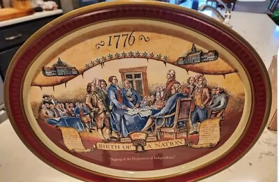 VTG Miller High Life Tray 1776 Birth Of A Nation 1992 Declaration Of Independenc • $20