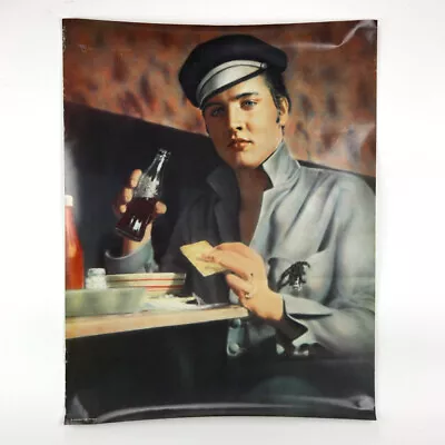 ELVIS PRESLEY Coke Bottle 1990 Ray Ruff ART PRINT POSTER 18  X 24  • $49.99