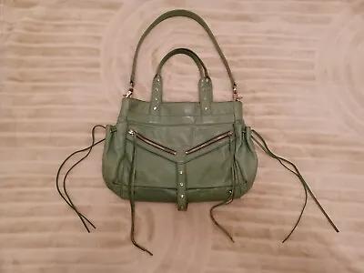 BOTKIER Mint Green Leather  Trigger  Motorcycle Bag • $29.95