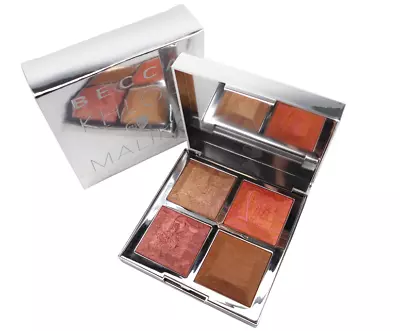 Becca BFF Made With Love By Malika Bronze Blush & Glow Palette New Box Silver • $49.99