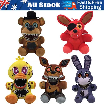 FNAF Five Nights-at-Freddy's Plushie Toy Plush Dolls Bear Foxy Bonnie Chica Gift • $14.39