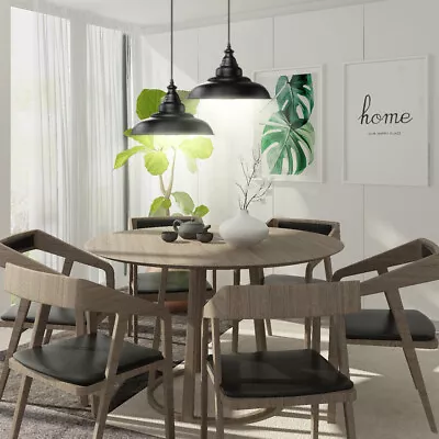 $27.59 • Buy Vintage Hanging Pendant Lamp Plug In Cord Ceiling Light For Hallway Dining Room