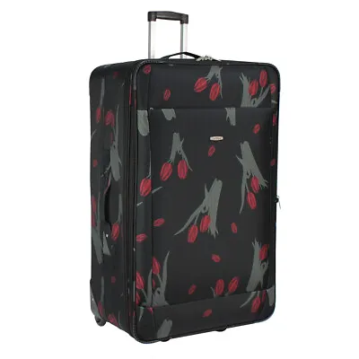 £42.95 • Buy ARIANA Lightweight Tulips Flower Luggage Set Suitcase Travel Cabin Bag - RT34