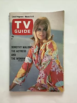 West Virginia TV Guide March 11 1967 Jane Fonda Dorothy Malone • $15