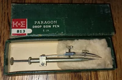 Vintage K+E Paragon Drop Bow Pen Model 813 - 4   - Drafting - Engineering • $29.99