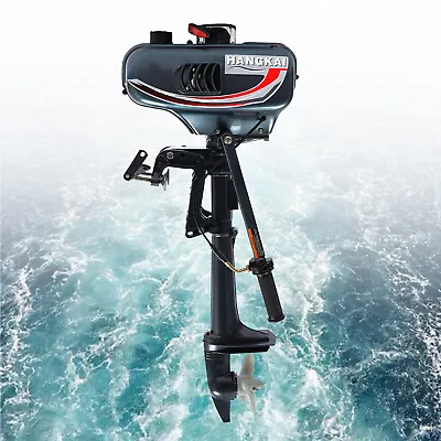 2 Stroke 3.5HP Outboard Engine Inflatable Boat Motor Water Cooling CDI System AU • $400