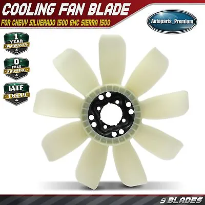 Engine Cooling Fan Blade For Chevy Silverado 1500 GMC Sierra 1500 Yukon Cadillac • $39.69