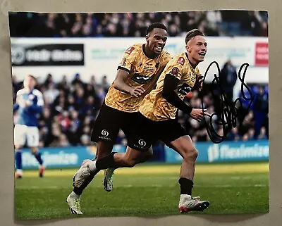 Sam Corne Hand Signed 10x8 Maidstone United FA Cup Ipswich Goal Photo - • £14.99