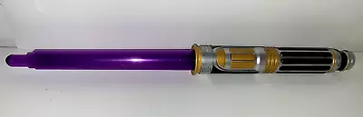 2010 Hasbro Mace Windu Purple Lightsaber W Sound & Light C-086D Tasted Works • $14.99