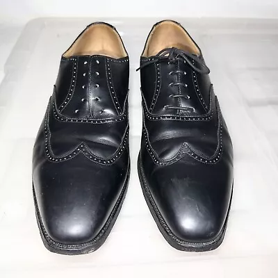 CROCKETT & JONES Drummond Leather Wingtip Brogue Oxford. Shoes Size 11 E #33829 • $199