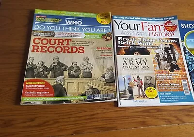 2 Genealogy Magazines - 2013. Family History Ancestry  • £1.50