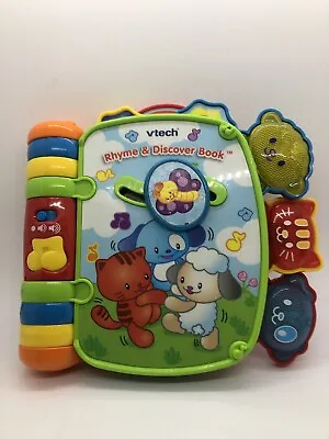 $9.58 • Buy VTech Rhyme And Discover Book - Kids Songs Tested Works Kids Game Toddler