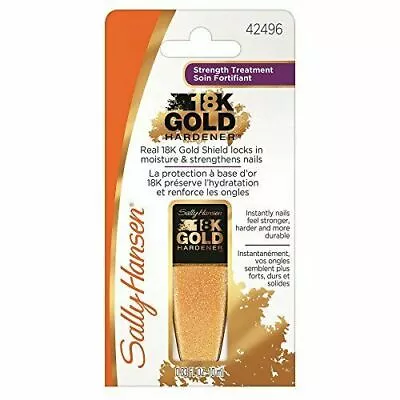 Sally Hansen Treatment 18K Gold Hardener Nail Polish0.33 Fluid Oz 42496 * Note • $6.50