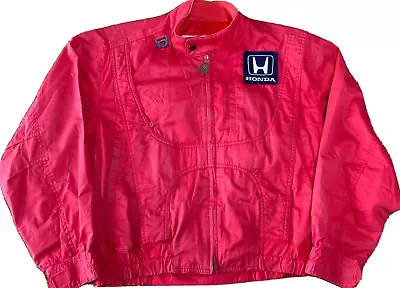 Honda Collection Formula 1 F1 Grand Prix Racing Team Vintage Jacket Size M Red • $129