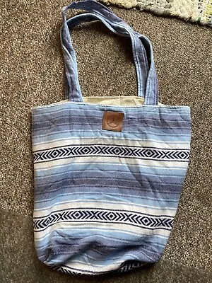 Riviera Towel Company Striped Beach Tote Bag (Mercedes Benz Logo) Blue Stripe • $18.95