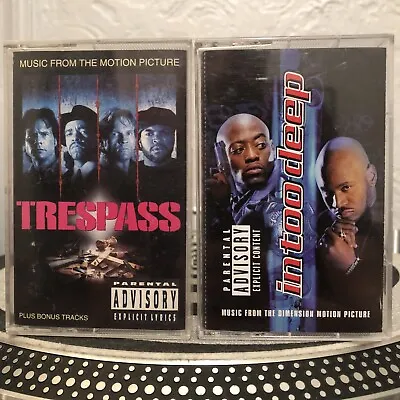 1992 Trespass 1999 In Too Deep Soundtrack Cassette Tape Lot OG 90s Rap Hip Hop  • $65