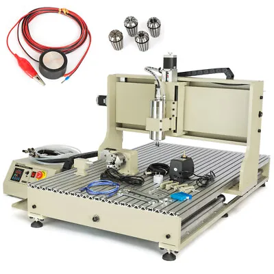 $2199 • Buy 2.2KW Woodworking Equipment 4 Axis Router Engraver Carving Drilling Machine New