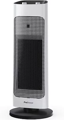 Pro Breeze® Tower Heater Ceramic 2000W | Fan Heater With Automatic Oscillation • £54.99