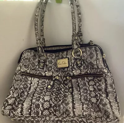 Marc Fisher Faux Snake Print Satchel Bag Purse Shoulder Bag Animal Print  NEW • $14.40