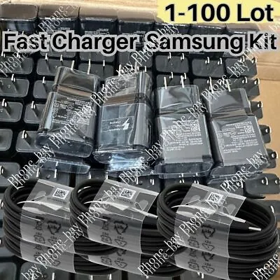 Adapter Fast Charger Type C With Phone Charging Cable For Samsung Galaxy Lot • $161.48